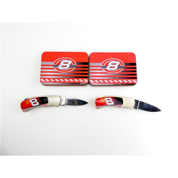 NASCAR DALE EARNHARDT JR. COLLECTABLE FOLDING KNIFE LOT
