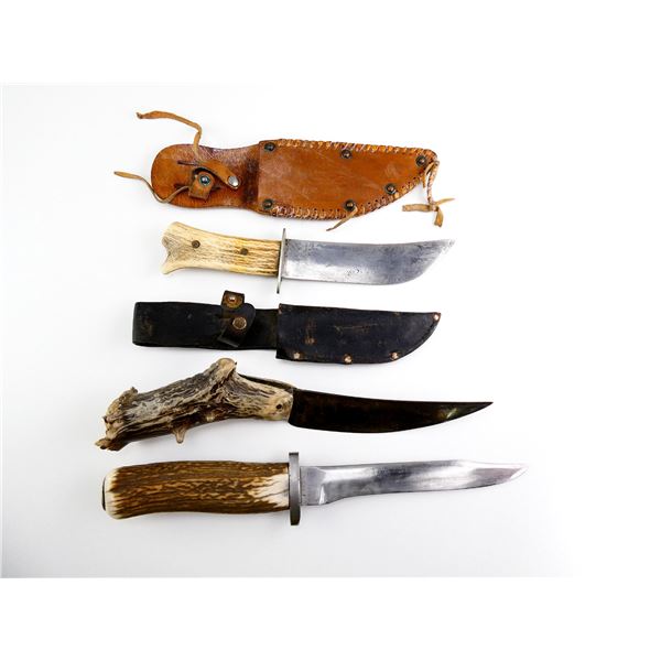 ASSORTED FIXED BLADE HUNTING KNIFE LOT