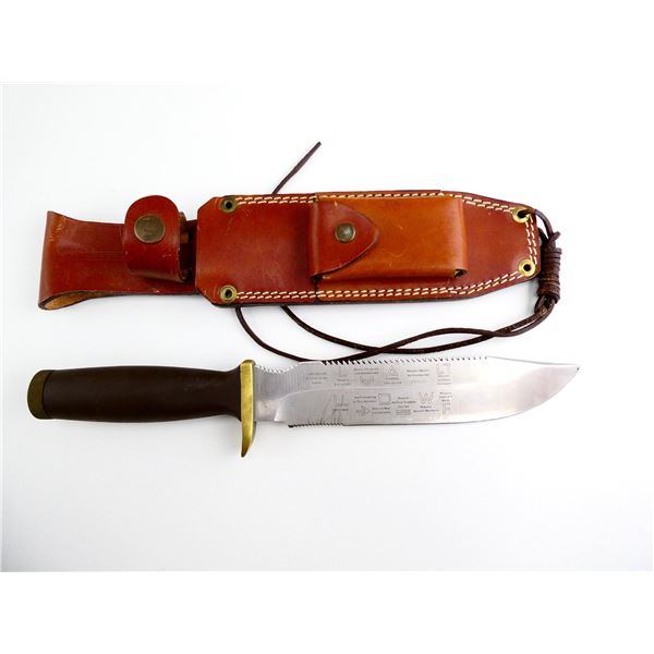 SURVIVAL COMPANION ICE TEMPERED FIXED BLADE KNIFE