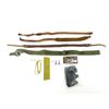 Image 2 : ASSORTED LEATHER RIFLES SLINGS, ETC. LOT