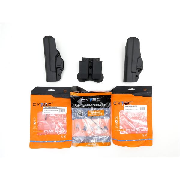 CYTAC GLOCK 19 / 23 / 32 PISTOL HOLSTER AND MAG POUCH LOT