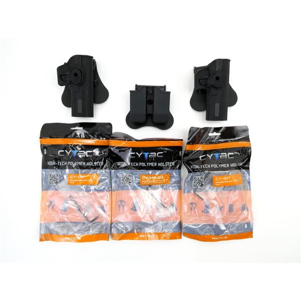 CYTAC GLOCK 17 / 22 / 31 PISTOL HOLSTER AND MAG POUCH LOT