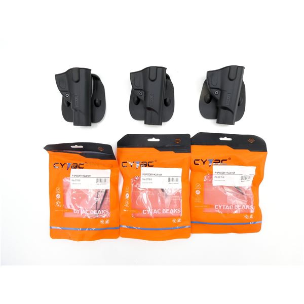 CYTAC CZ 75 F-SPEEDER HOLSTER LOT