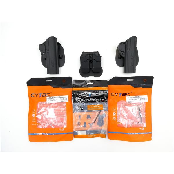 CYTAC COLT 1911 PISTOL HOLSTER AND MAG POUCH LOT