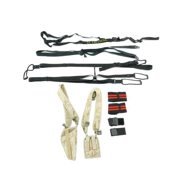 ASSORTED RIFLE SLING / HARNESS / STRAP / ETC. LOT