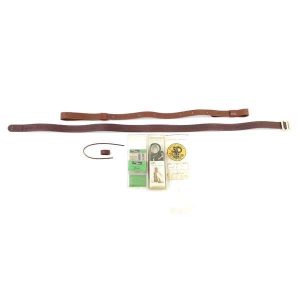 ASSORTED LEATHER RIFLE SLING LOT