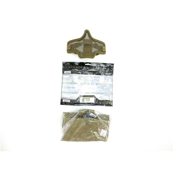 C-TAC TACTICAL DUMP POUCH AND VALKEN FACE MASK LOT