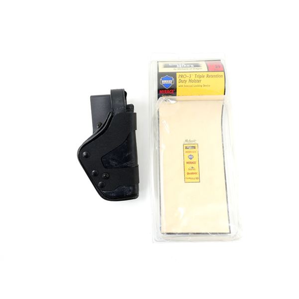 UNCLE MIKE'S MIRAGE PRO-3 TRIPLE RETENTION DUTY HOLSTER