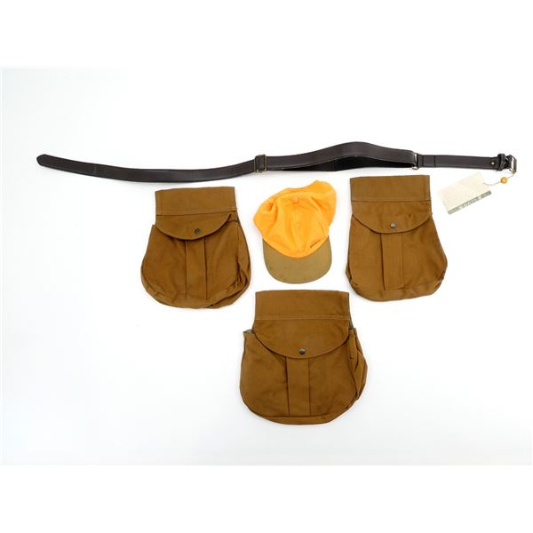 BERETTA SHOTSHELL / GAME POUCH / RIFLE SLING / HUNTING BALL CAP LOT