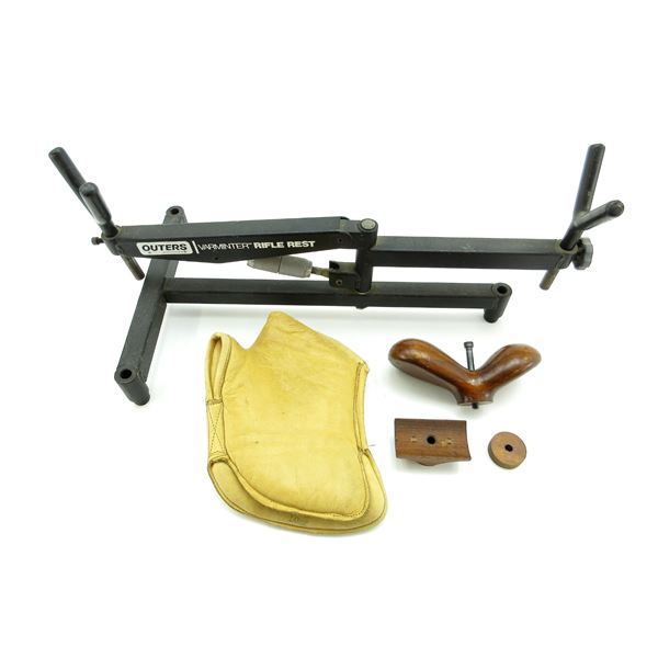 OUTERS VARMINTER RIFLE REST, ETC. LOT