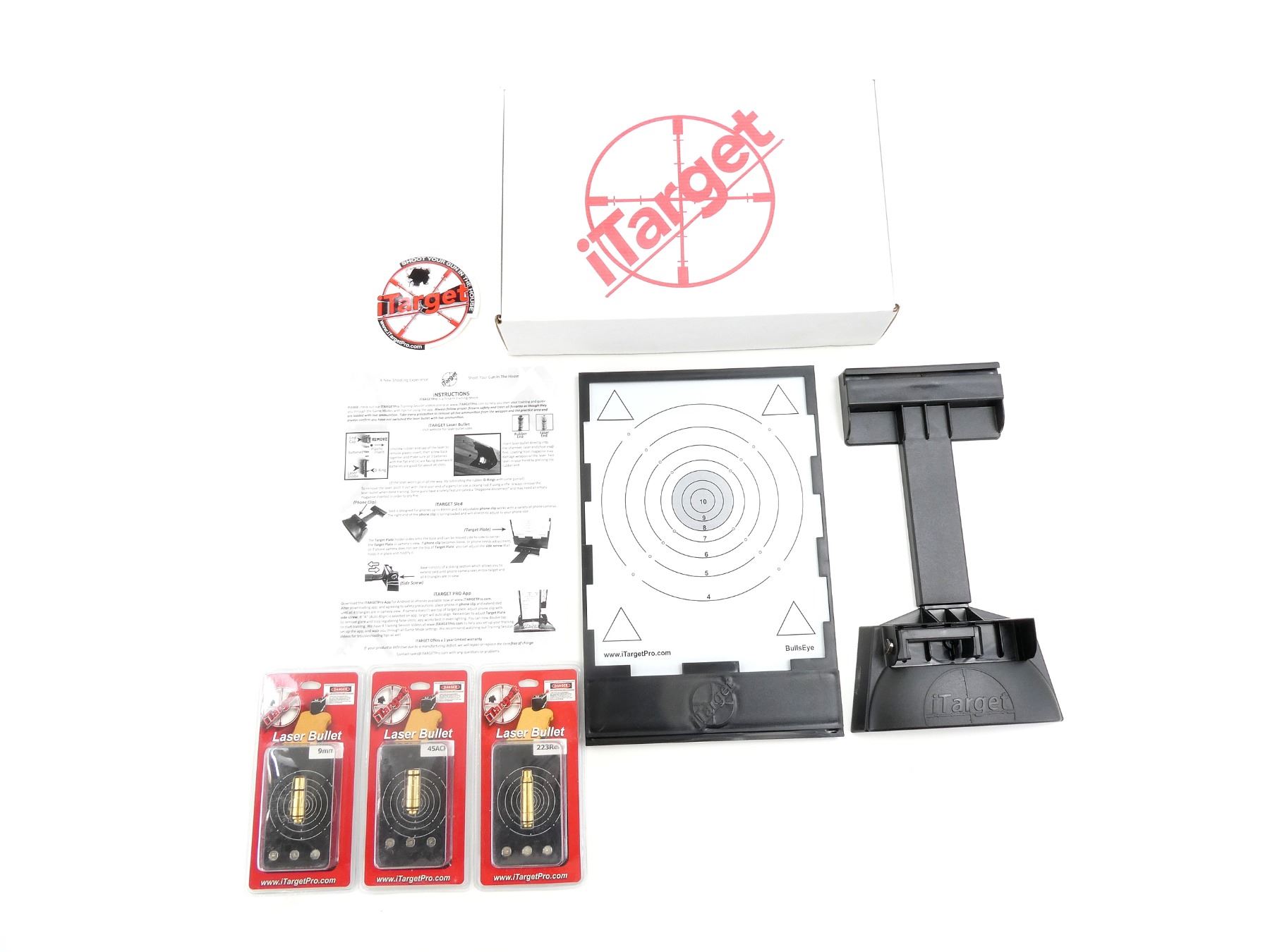 ITARGET PRO TARGET SLED AND LASER BULLET PACKAGE, ETC. LOT - Switzer's ...