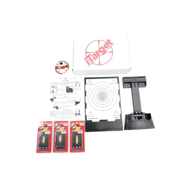 ITARGET PRO TARGET SLED AND LASER BULLET PACKAGE, ETC. LOT