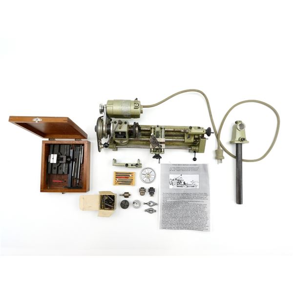 UNIMAT MODEL DB200 TABLE TOP MACHINING LATHE / MILL AND ACCESSORIES LOT