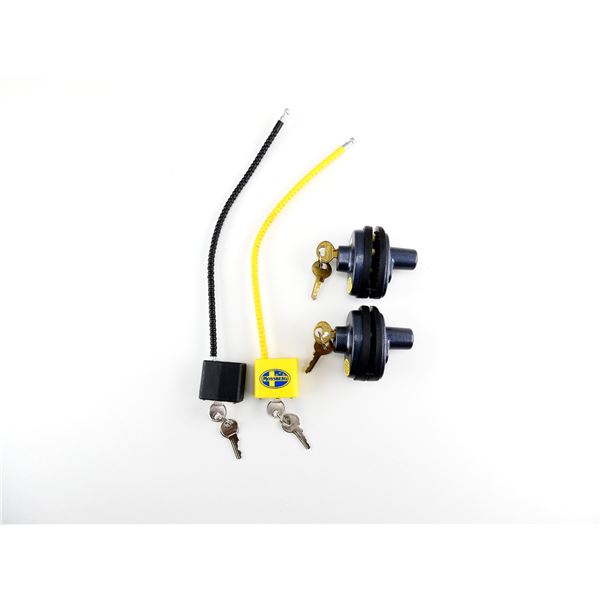 ASSORTED KEYED TRIGGER LOCKS AND KEYS LOT