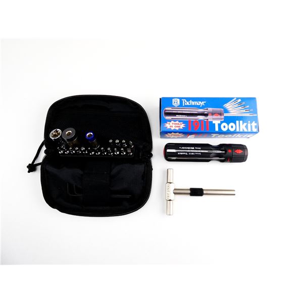 GUNSMITH / HOBBYIST PACHMAYR 1911 TOOLKIT AND FIX IT STICKS TOOL SET LOT