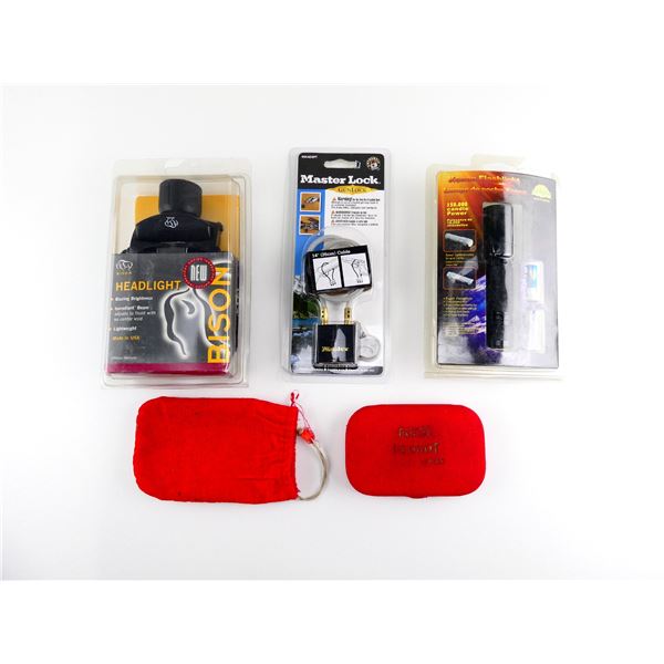 ASSORTED FLASHLIGHT / TRIGGER LOCK / ETC. LOT