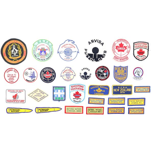 ASSORTED COLLECTIBLE MARKSMEN / ETC. PATCH LOT