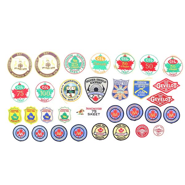 ASSORTED COLLECTIBLE MARKSMEN / ETC. PATCH LOT