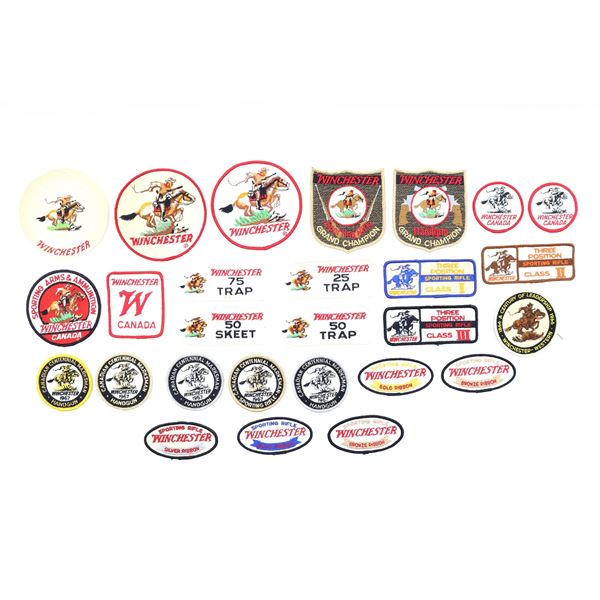 ASSORTED COLLECTIBLE WINCHESTER MARKSMEN / ETC. PATCH LOT
