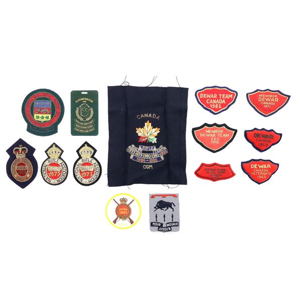 ASSORTED COLLECTIBLE UNITED KINGDOM MARKSMEN / ETC. PATCH LOT