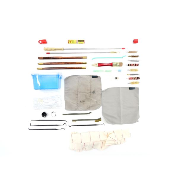 ASSORTED SHOT GUN CLEANING RODS / BRUSHES / ETC. LOT