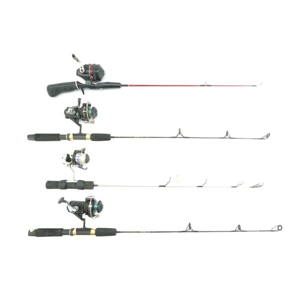 ASSORTED ICE FISHING RODS LOT