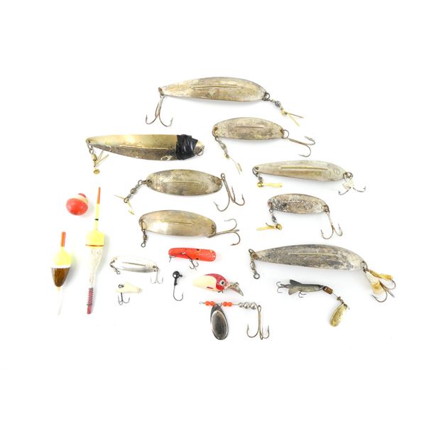 ASSORTED FISHING LURES AND ACCESSORIES LOT