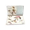 Image 1 : VINTAGE LEATHER PACK OF TROUT FLY FISHING FLIES