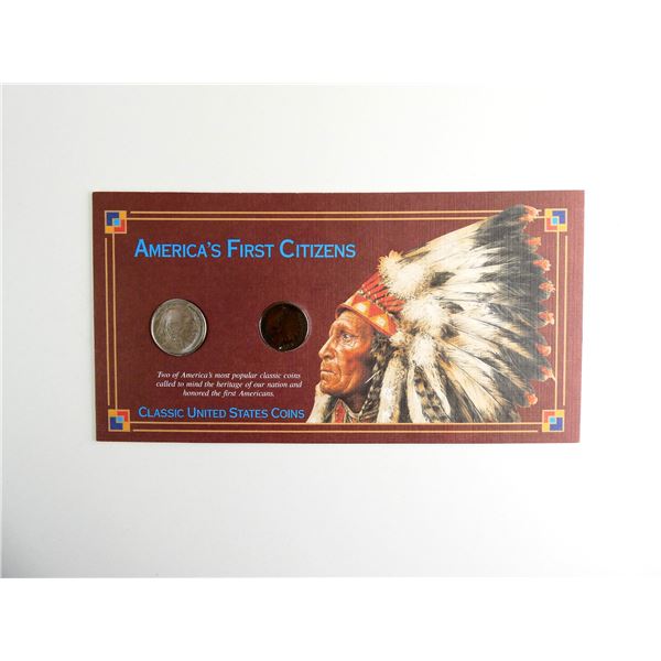 COLLECTIBLE U.S. AMERICA'S FIRST CITIZENS COIN SET