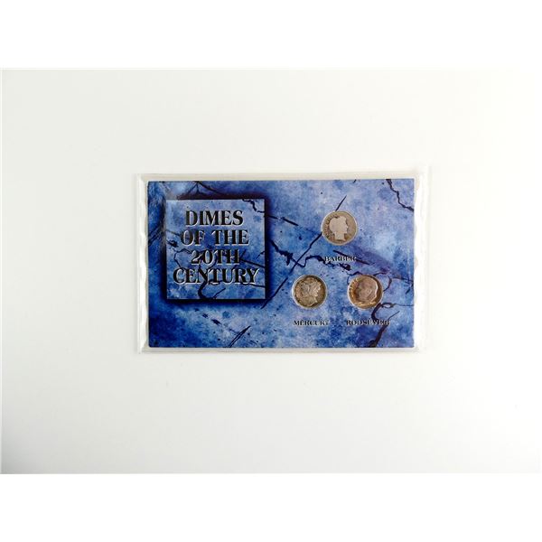 COLLECTIBLE U.S. DIMES OF THE 20TH CENTURY SET