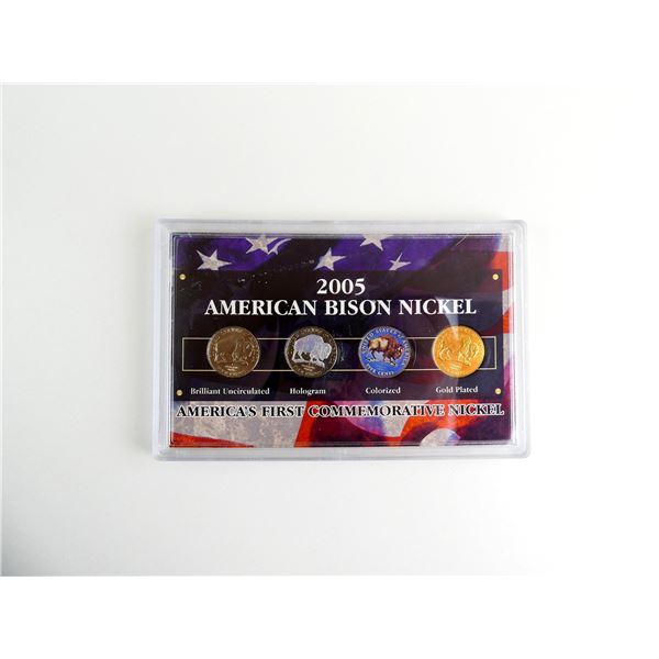 COLLECTIBLE U.S. 2005 AMERICAN BISON NICKEL COLLECTION