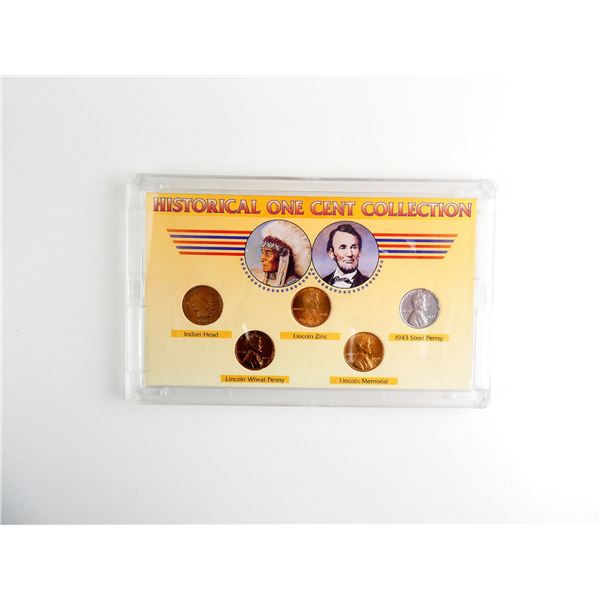 COLLECTIBLE U.S. HISTORICAL ONE CENT COLLECTION