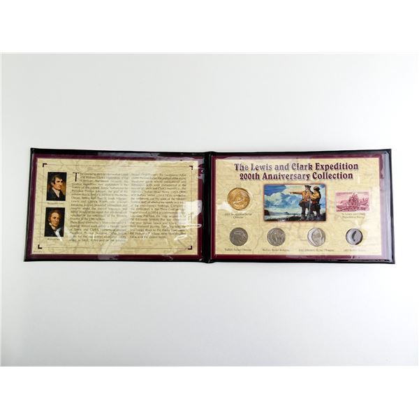 COLLECTIBLE U.S. LEWIS AND CLARK EXPEDITION 200TH ANNIVERSARY COIN / STAMP COLLECTION