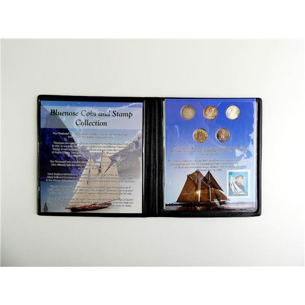 COLLECTIBLE CANADIAN BLUENOSE COIN / STAMP COLLECTION