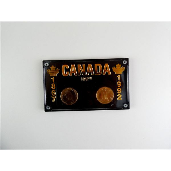 COLLECTIBLE CANADIAN 125TH ANNIVERSARY DOLLAR COIN SET