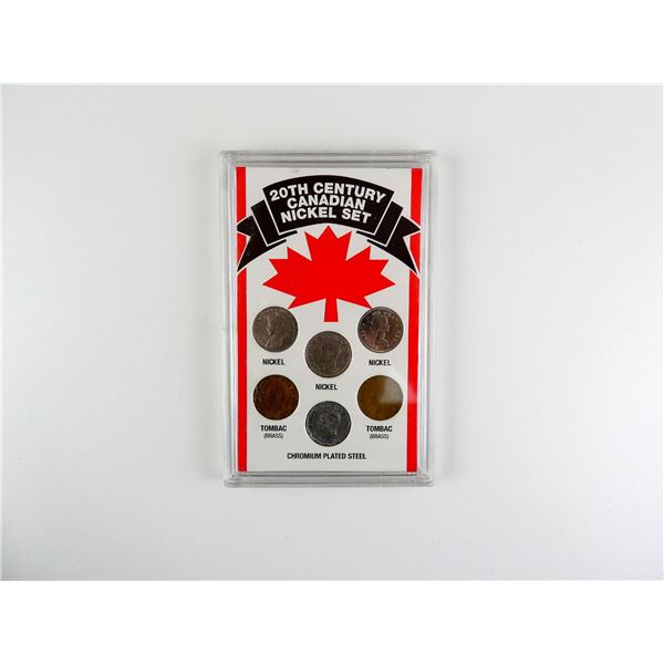 COLLECTIBLE CANADIAN 20TH CENTURY NICKEL SET