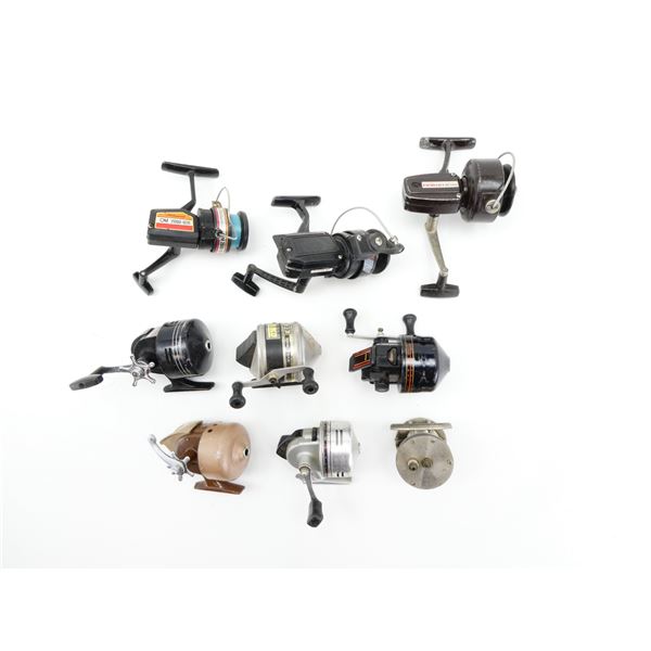 ASSORTED FISHING REEL LOT