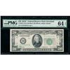 Image 1 : 1934C $20 Cleveland FRN PMG 64EPQ