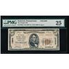 1929 $5 Somerset PA National PMG 25
