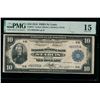 Image 1 : 1918 $10 St Louis FRBN PMG 15