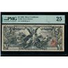 1896 $5 Educational Silver Certificate PMG 25