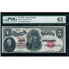 Image 1 : 1907 $5 Legal Tender Note PMG 63EPQ