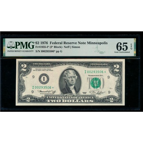 1976 $2 STAR Minneapolis FRN PMG 65EPQ