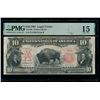 Image 1 : 1901 $10 Bison Legal Tender Note PMG 15
