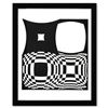 Japet de la serie Croises by Vasarely (1908-1997)