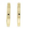 Image 3 : NEW 14k Yellow Gold 0.32 ctw Round Diamond 16.2mm Snap Clasp Huggie Hoop Earring