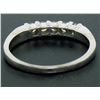 Image 5 : NEW Classic 14k White Gold 0.35 ctw Round Diamond Shared Prong Wedding Band Ring