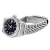 Image 4 : Rolex Ladies Quickset Sapphire Stainless Steel Blue Roman Smooth Bezel Date Watc