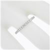 Image 5 : Solid 18k White Gold .59 ctw Round Brilliant Prong Set Diamond Eternity Band Rin