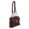 Image 2 : Chanel Vintage Burgundy Caviar Leather CC Turn Lock Shoulder Bag